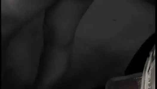 Bisexual threesome performers in a behind the scenes