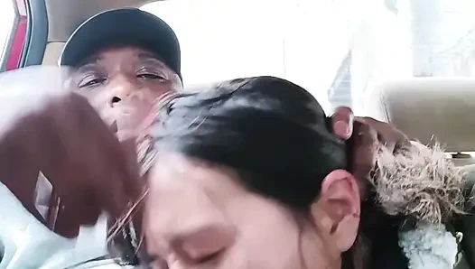 Asian Street Hooker Car Blowjob - Risky Roadside Deepthroat & Swallow & MILF