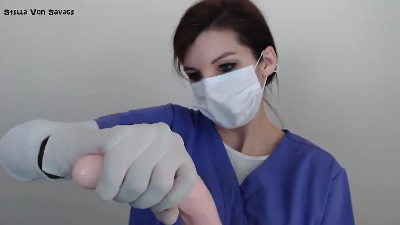 Milking Procedure Handjob - Latex Gloves