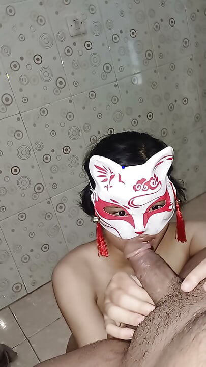 Beautiful schoolgirl loves to suck cock and doggy-style