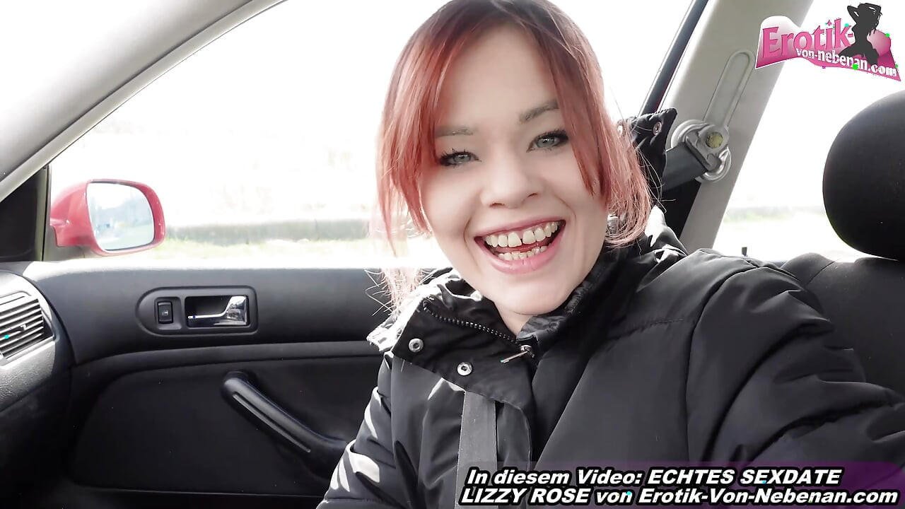 German amateur teen wants to cheat on blowjob car date