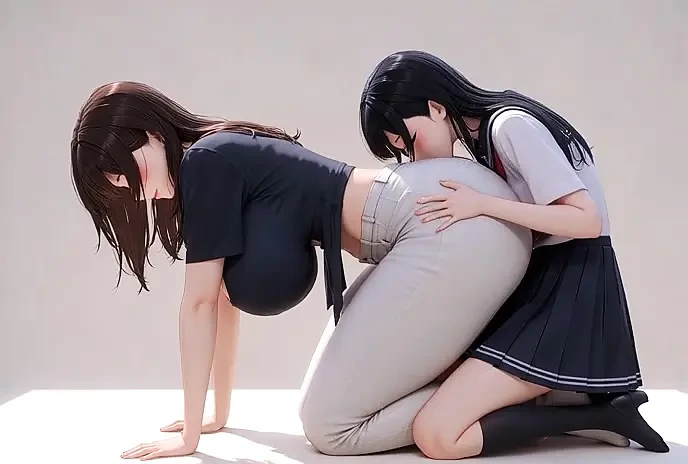 lesbians, huge ass worship.