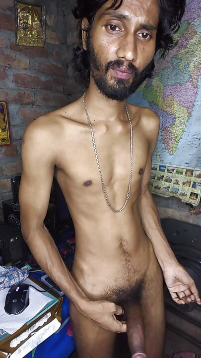 I am massaging the penis.