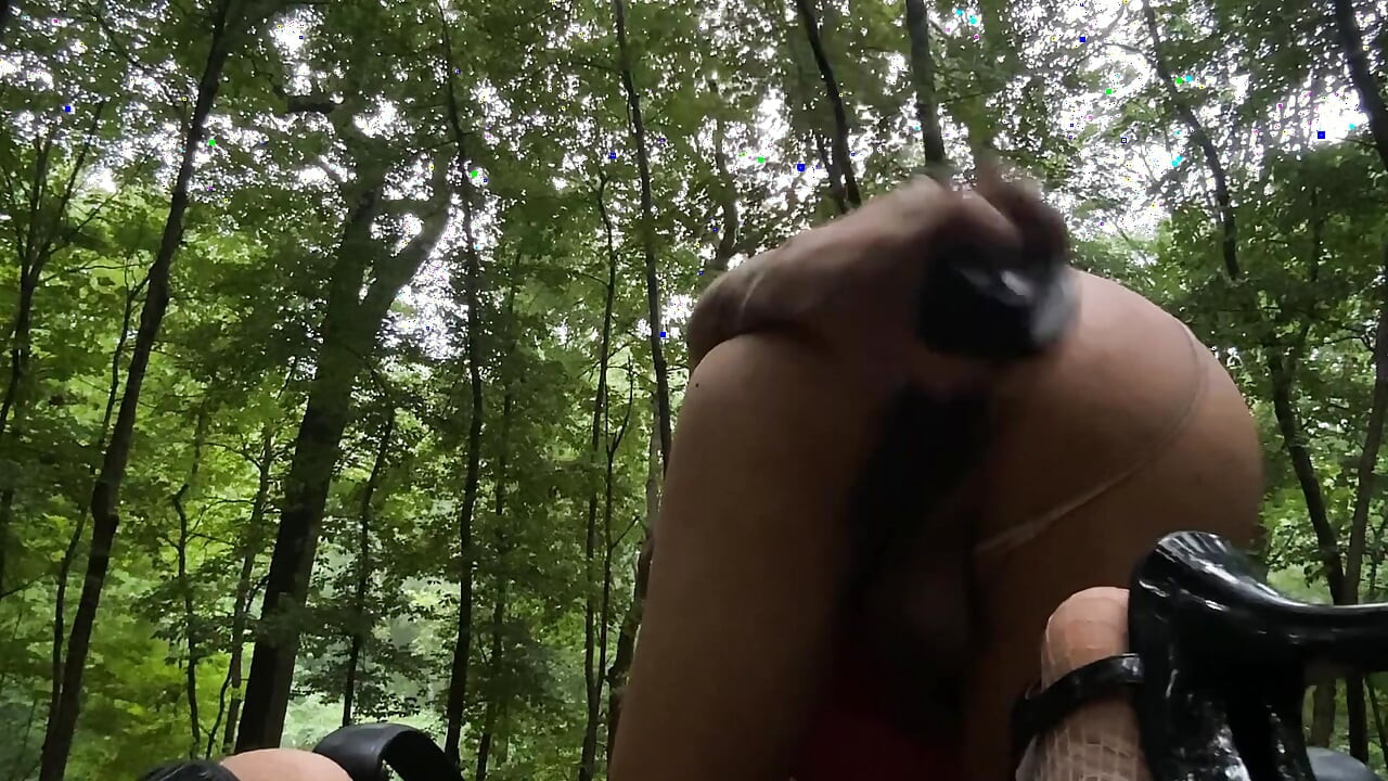 Outdoor tranny sissy crossdresser slut fucked in the ass