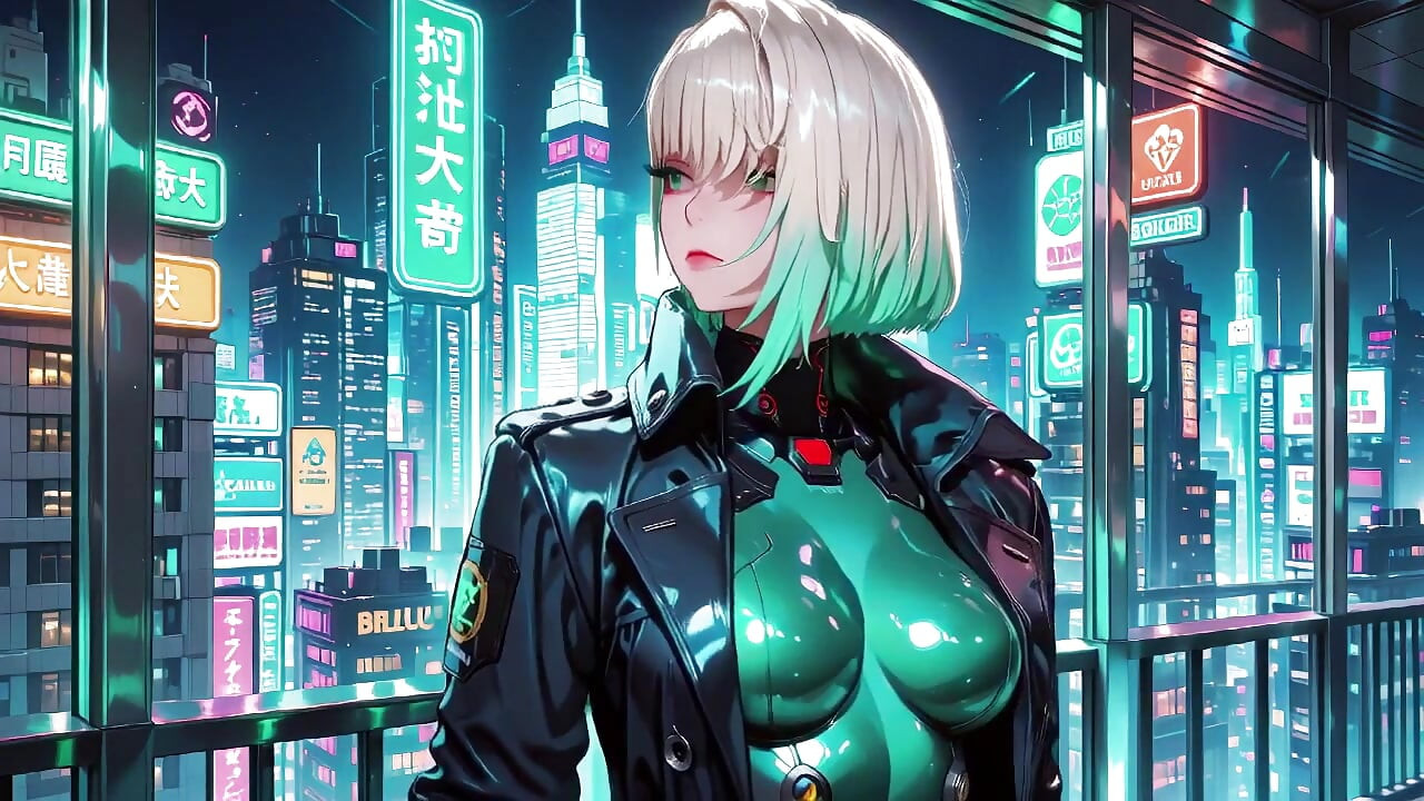 Blonde Knight Lounges Seductively While Her Silver-haired Partner Kneels to Serve