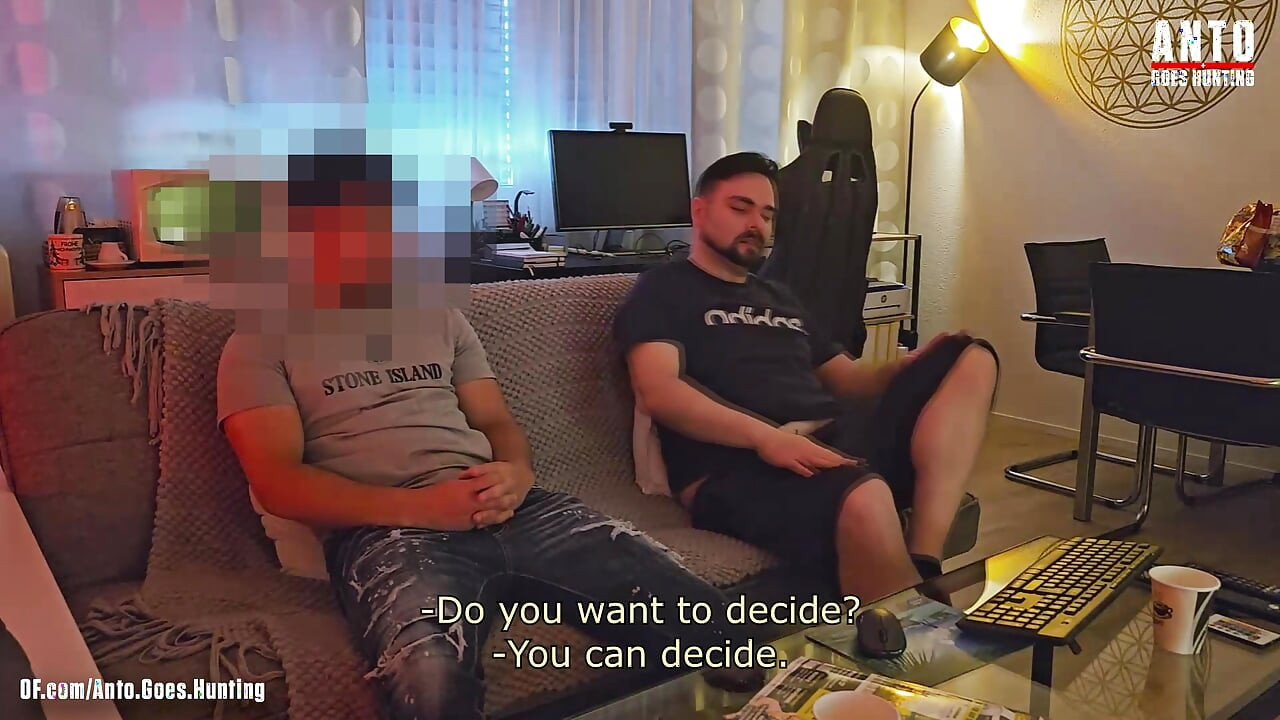 Big Dick Straight Turkish Buddy Get's more comfortable and curious and joins mutual jerk-off and blowjob