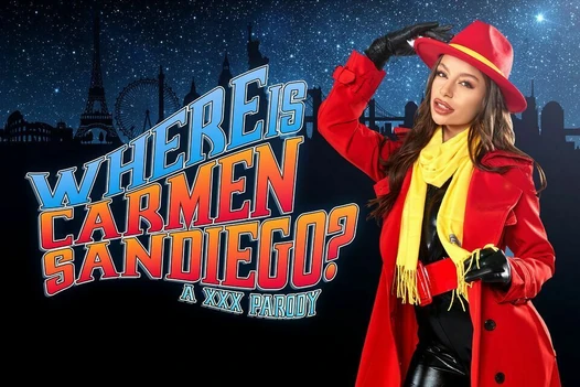 Busty April Olsen As Villain CARMEN SANDIEGO Handcuffs And Fucks You - VR Porn