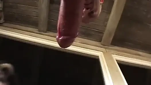 Vollbusige MILf stöhnt vor vergnügen, während sie harten schwanz reitet, reverse-cowgirl