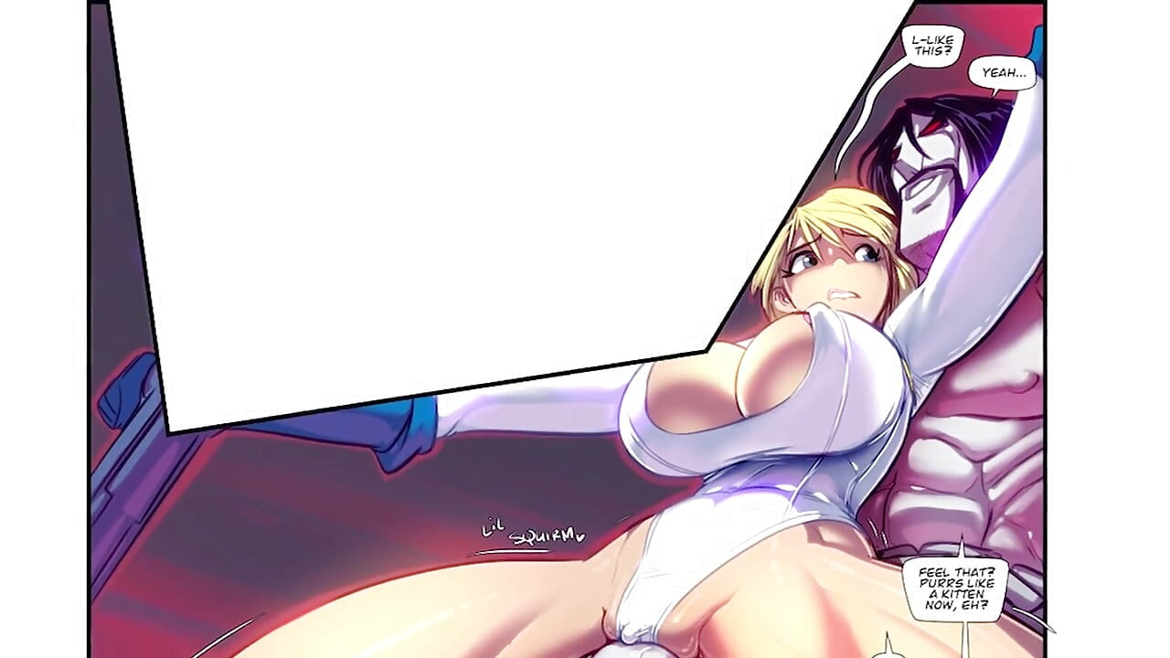 Power Girl X Lobo - σούπερ μωρό βόλτες ΜΕΓΆΛΟ ΧΟΝΤΡΌ ΓΟΥΡΟΎΝΙ