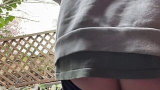 Outdoor 4 Fingers Fuck Ass