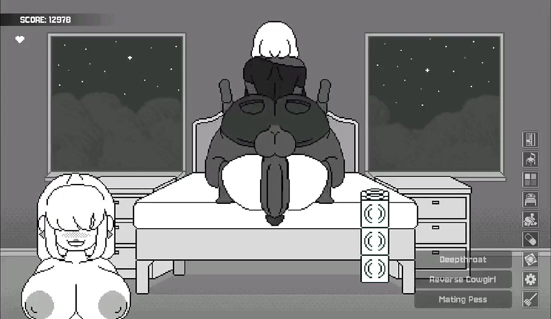 The most crazy futanari game - wife's bedroom gameplay
