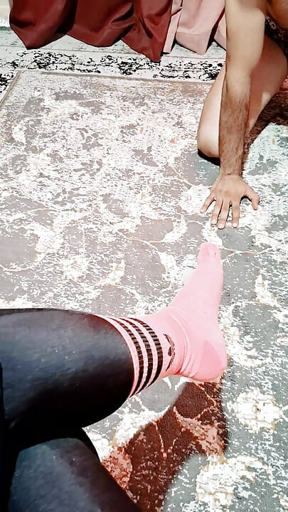Slave Trained to Worship My Dirty Socks & Feet  Extreme Foot Domination