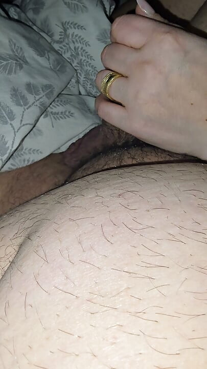 Let Step Mom take care of that Tiny Cock with an amazing handjob