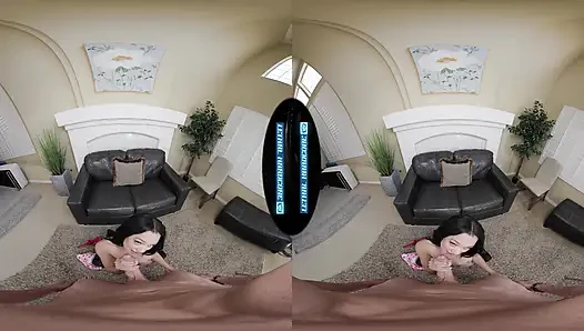 Ölümcül sert sanal gerçeklik - evli kadın seni porno izlerken yakalıyor, böyle sikilmeyi talep ediyor