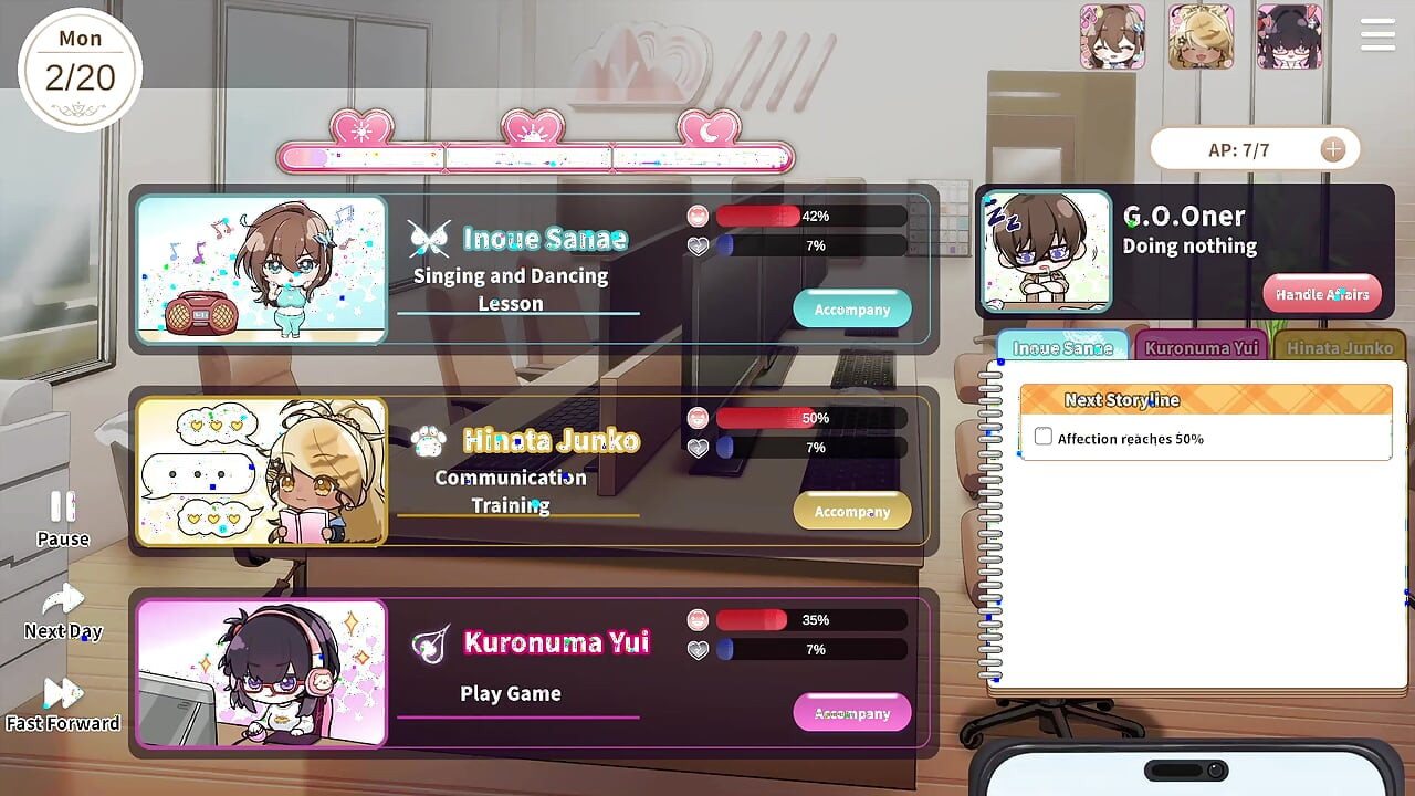 4 v-älskare Yui gnuggar in den. Vår MC går in och ser Yui onanera!