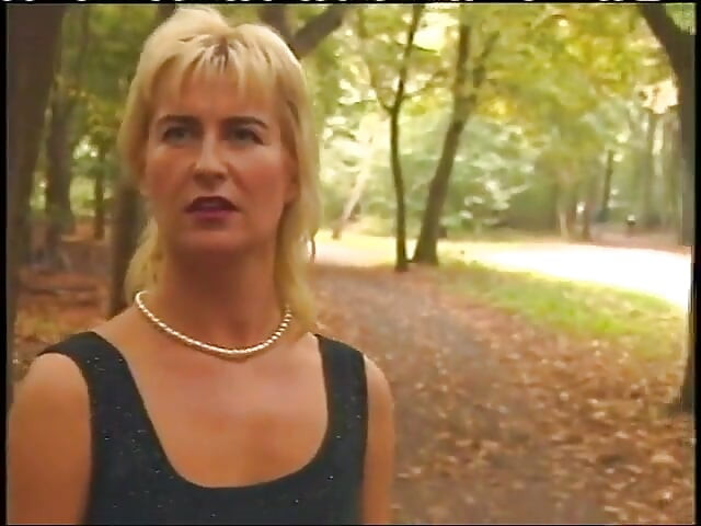 Picked up mature blonde masturbating and sucking cock