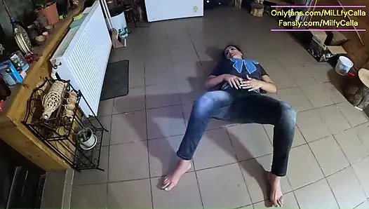 Cigar-Fetish Goddess Leather, Spit, Dildo JOI and Pussy Smoking Play