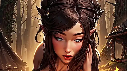 Thessia и Охотник, часть 2, зрительный контакт