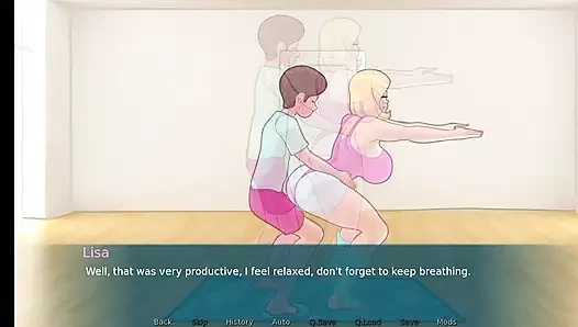 dabby and anon make hot romantic seen in summertime saga part 8