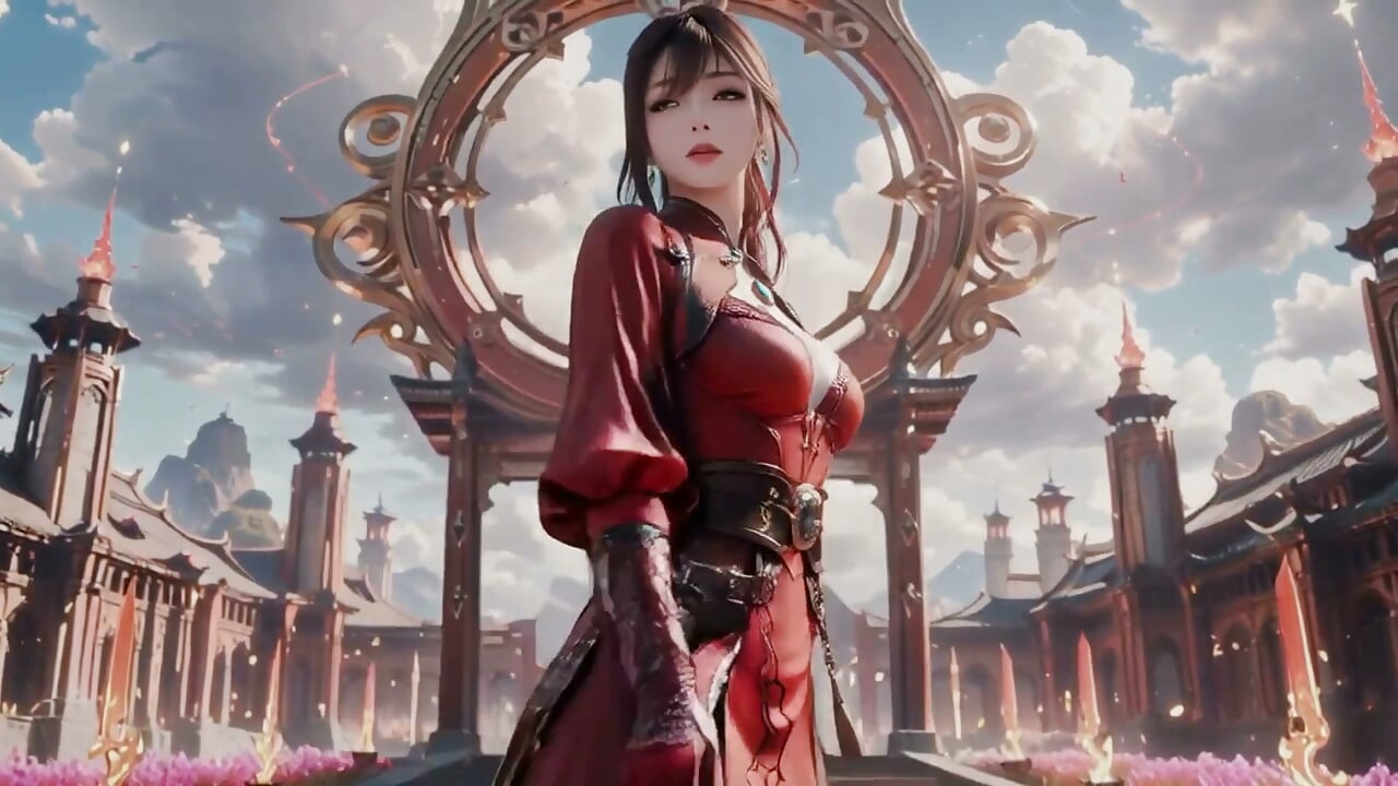 Red Armor Queen in the Floating City! Epic Fantasy Tease.