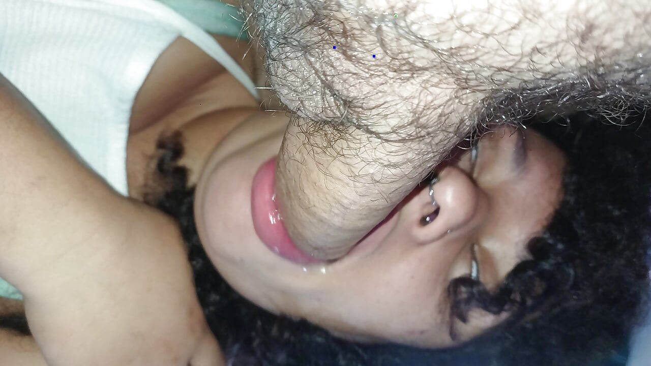 HOT CREAMPIE IN HORNY BITCH'S MOUTH, SHE LOVES IT