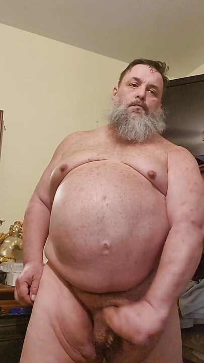 Big Bear Bates His Big Cock on a Sunday
