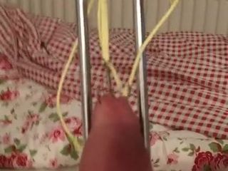 Foreskin piercing with hooks and homemade device
