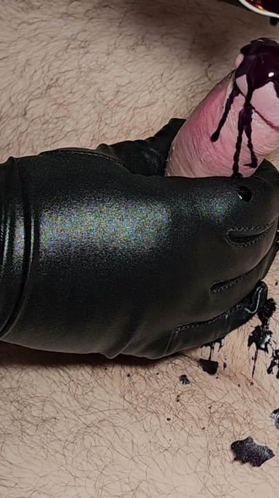 candle wax and prostate massage on the cock - BSDM | Clip 2