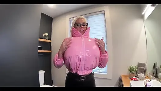 Volles video! Glänzende Geschwollene Jacke Expansionyes, heute ist ein kälterer Tag und wer sagt kalt, sagt Puffy Jacke!
