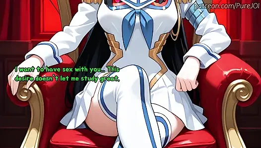 Endure 3 hot students to taste Satsuki's magnificent body (Sex JOI)