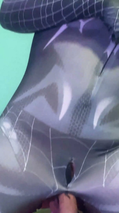 SpiderGwen take big cock inside her ass | Clip 1