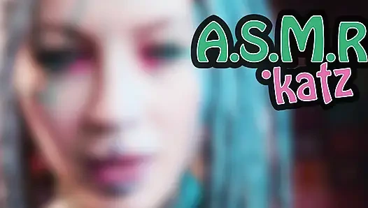 Ich spreche über H - Glück - ASMR podcast SFW spricht goth dünnes mädchen dreadlocks tattoo-modell inked mädchen