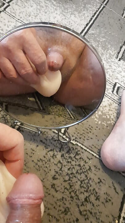 Rubber pussy play