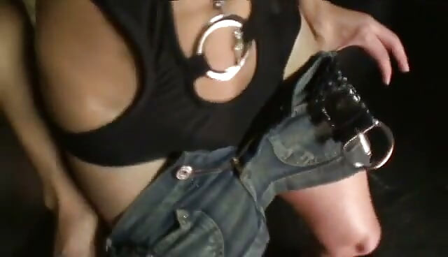 Guy fucks hot blonde shemale in the asshole and she loves it