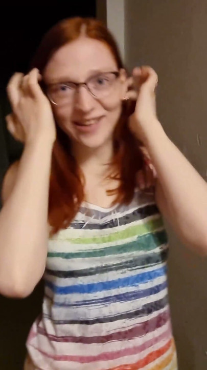 Shy redhead sucks in parking garage and is surprised | Clip 1