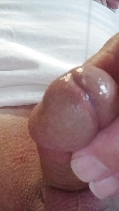 Cock head stimulation with precum