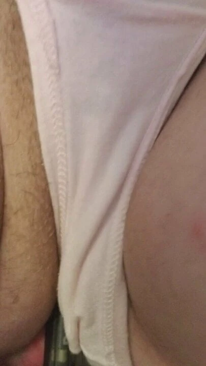 Soft cock cumming in panties