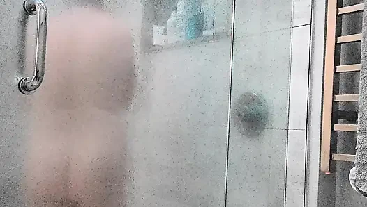 The shower scene with Asian step daughter Erin Luvin and her beautiful long nipples by andrewtatt