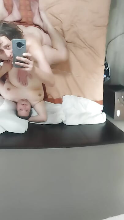 T4t Couple; meanwhile, Down Here...? He's Got My Dick Almost Down to the Base...