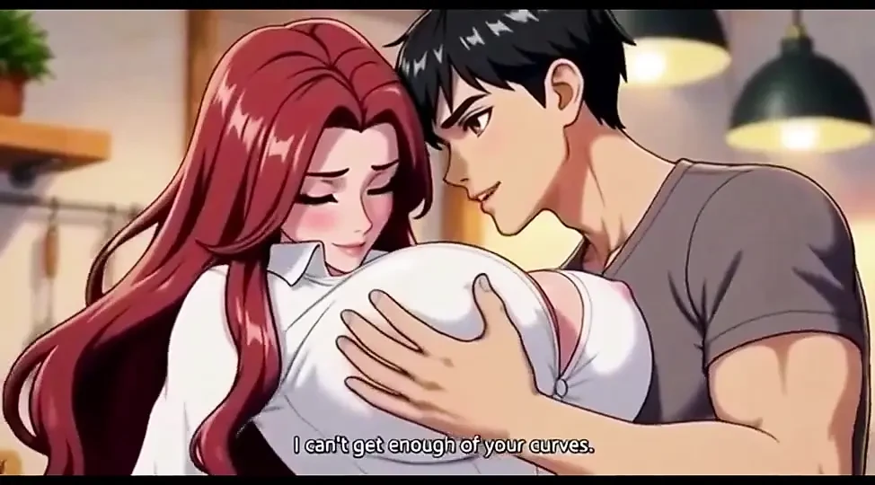 Big boobs stepmom seduced by stepson in kitchen