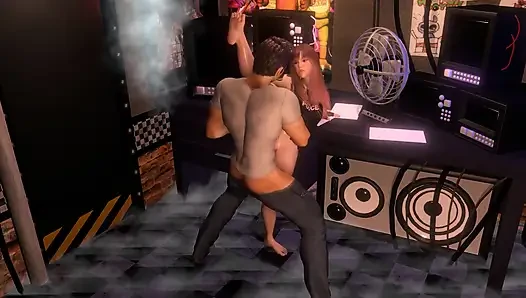 Fucking the Police Girl in the Break Room