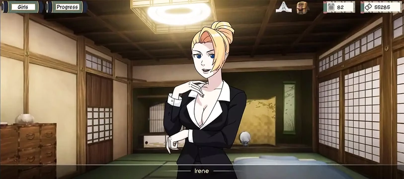 Kunoichi Trainer - Naruto Trainer v0.21.1 Part 119 Sexy Blonde Secretary Stocking by Loveskysan69