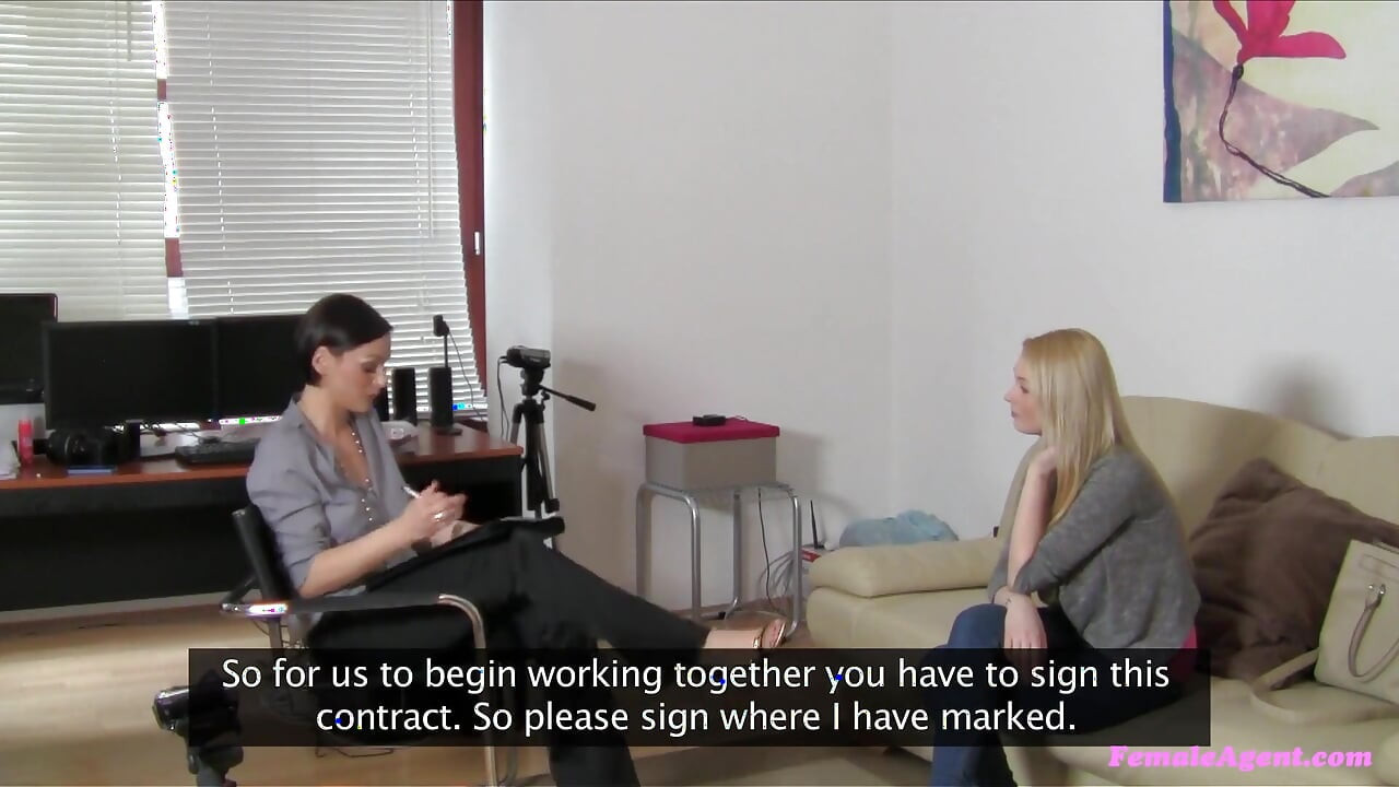 Female Agent - Gorgeous Blonde Antonya & Her Boss Enjoy Kinky Office 69 & Hot Pussy Fingering