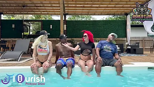 Mrflourish Podcast mit Gast Roxi Keogh, Gigi Patsy und Datjguy in Florida