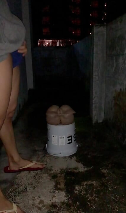 The day I brought the doll outdoors with me on the rooftop to fuck to my heart's content.