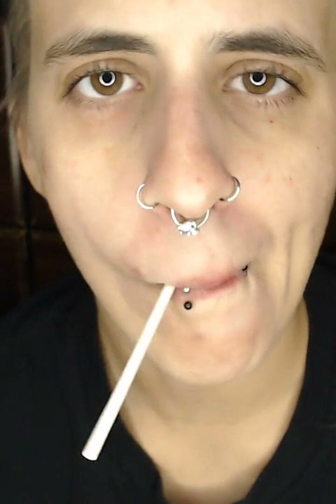 Pierced Lesbian Lollipop Licker