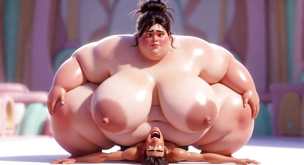 Giant SSBBW Crushes Man with Her Massive Enormous Breasts