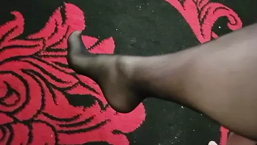 Stocking Nylon Fishnet Fi porn video – A Black Nylon Stocking Foot Play