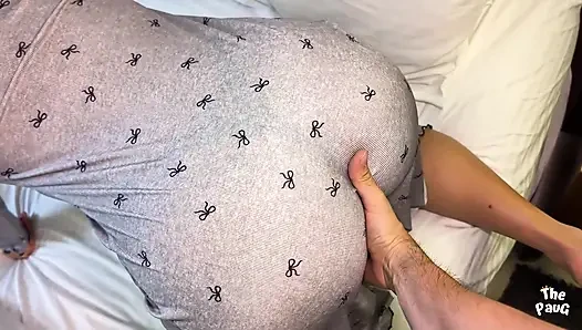 MILF stepmom: "You're my stepson, just this once you can touch my ass"