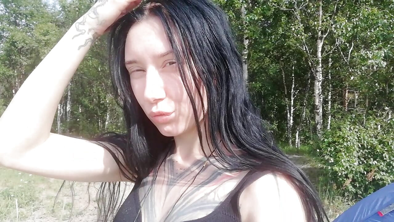 solo pussy on nature